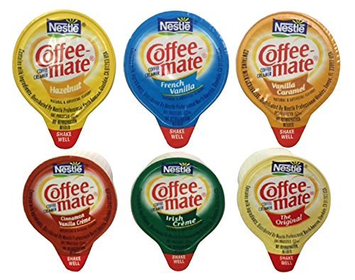 Coffee Mate Liquid .375oz Variety Pack (6 Flavor) 144 Count