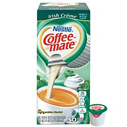 Coffee-Mate Irish Creme Liquid Creamer 50 Single Serve 3/8 FL OZ