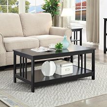 Convenience Concepts Mission Coffee Table, Black