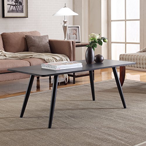 Madison Home Modern and Simply Designed Coffee Table Black