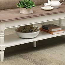 Convenience Concepts French Country Coffee Table, Driftwood / White