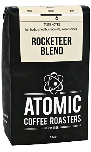 Atomic Cafe "Rocketeer Blend" Medium Roasted Whole Bean Coffee - 2 Pound Bag