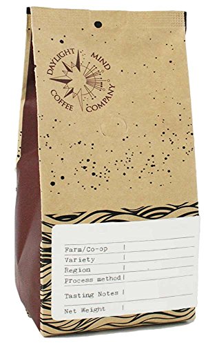 Daylight Mind Coffee Company 100% Maui Coffee - MauiGrown - 'Mokka' Medium Roasted Whole Bean Coffee - 8 Ounce Bag