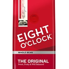 Eight O'Clock Coffee, Original Whole Bean, 12-Ounce Bag (Pack of 4)