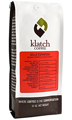 Klatch Coffee "Belle Espresso" Medium Roasted Whole Bean Coffee - 5 Pound Bag