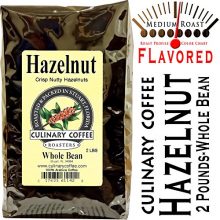 Culinary Coffee Roasters- Hazelnut Nut, Flavored Whole Bean Coffee, 2-pound Bag Amazon Special-100% Satisfaction Guaranteed!