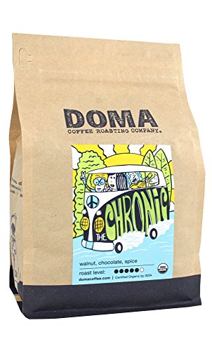 Doma Coffee"The Chronic - Organic" Medium Roasted Fair Trade Organic Whole Bean Coffee - 2 Pound Bag