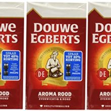 Douwe Egberts Aroma Rood Ground Coffee, 8.8-Ounce Packages (Pack of 3)