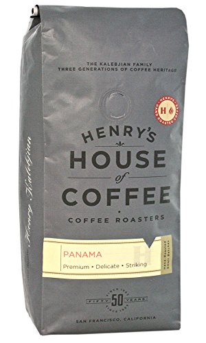 Henry's House Of Coffee "Panama" Medium Roasted Whole Bean Coffee - 1 Pound Bag