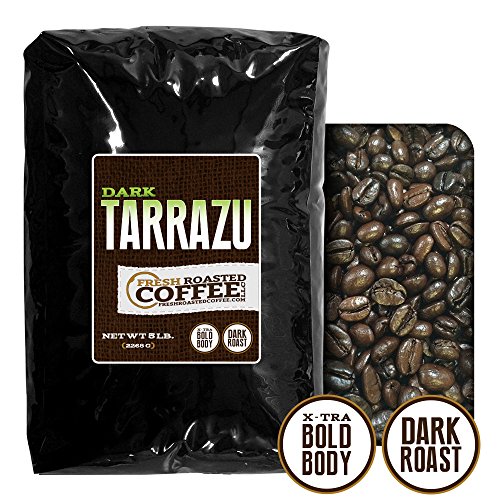 Dark Costa Rica Tarazu, Whole Bean Coffee, Fresh Roasted Coffee LLC.