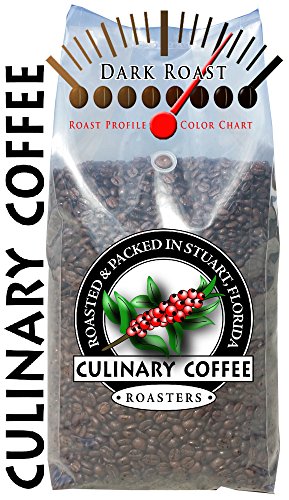Culinary Coffee Roasters - French Roast, Dark Roasted Whole Bean Coffee, 5-pound Bag