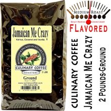 Culinary Coffee Roasters - Jamaican Me Crazy, Flavored Ground Coffee, 2-pound Bag Amazon Special-100% Satisfaction Guaranteed!