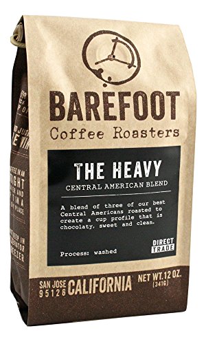 Barefoot Coffee "The Heavy" Medium Roasted Whole Bean Coffee - 12 Ounce Bag