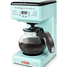 Nostalgia Retro 12-Cup Programmable Coffee Maker – Aqua Blue