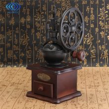 Ferris Wheel Design Vintage Manual Coffee Grinder With Ceramic Movement