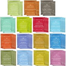 By The Cup Honey Stix and Tea Bag Gift Set - Harney & Sons Tea Bag Sampler - 40 Count Assortment
