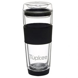 Tupkee Double Wall Glass Tumbler - Insulated Tea/Coffee ...