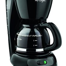 Mr. Coffee 4-Cup Switch Coffee Maker with Gold Tone Filter, Black