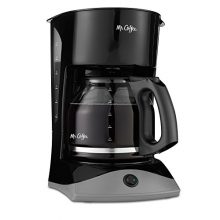 Mr. Coffee 12-Cup Coffee Maker, Black