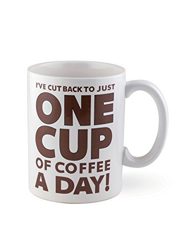 I’m Awesome Gigantic Mug Perfect for Gag Gift for Coffee Lovers BigMouth Inc Hilariously Huge 64 oz Ceramic Coffee Cup