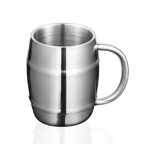ONEB Stainless Steel Coffee Mug with, Set of 1