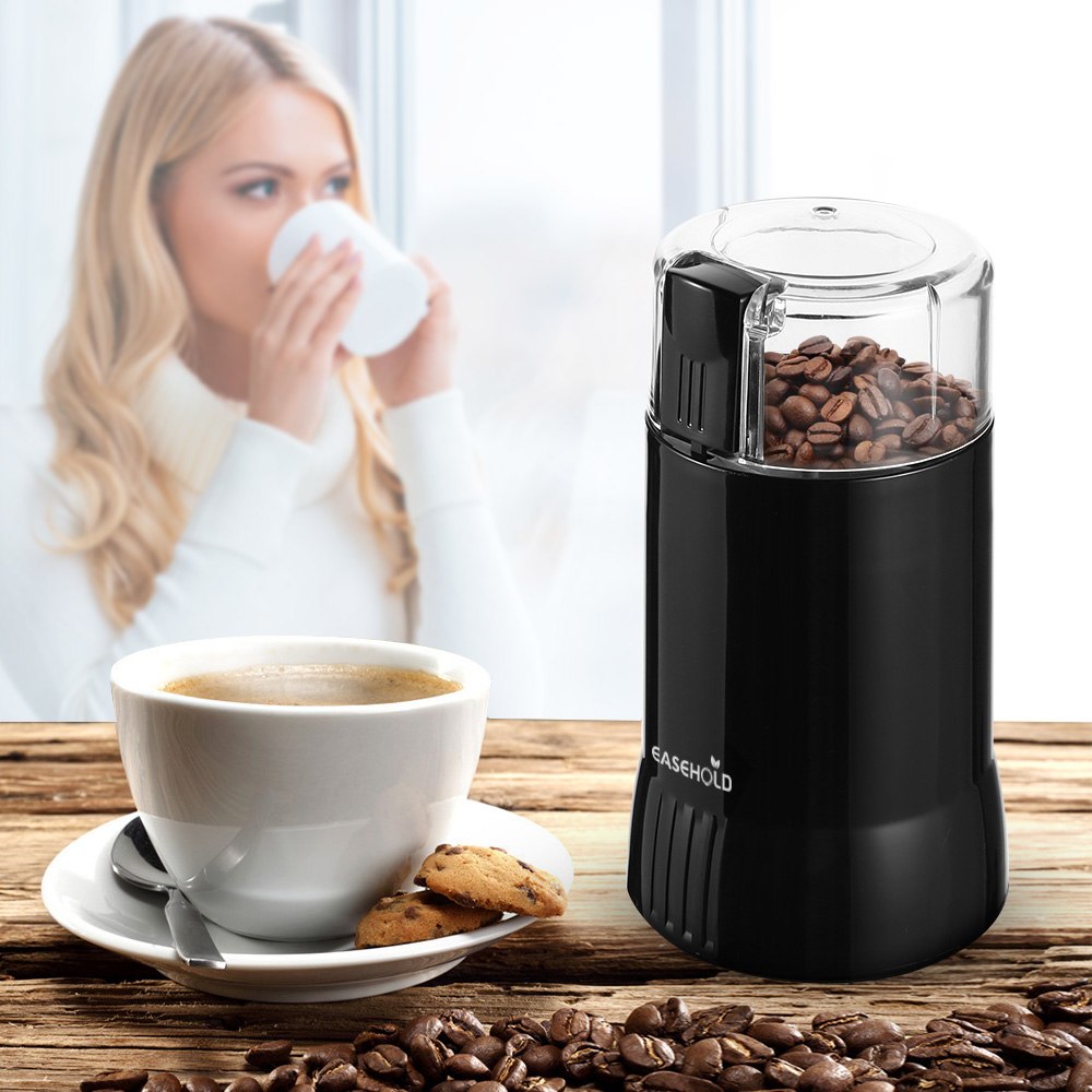 Easehold Electric Coffee Spice Grinder Maker with Stainless Steel Blades