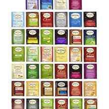 Twinings Tea Bags Sampler Assortment Variety Pack - 40 ct with By The Cup Honey Stix