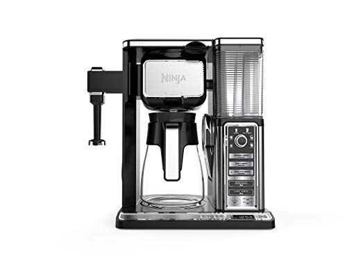 Ninja Coffee Bar Auto-iQ Programmable Coffee Maker with 6 Brew Sizes, 5 Brew Options, Milk Frother