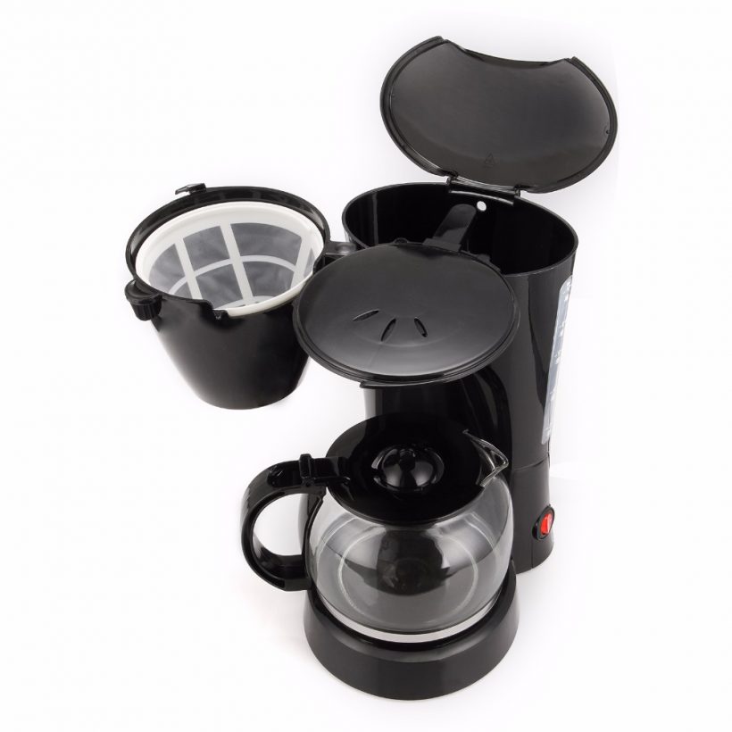 220V Drip Coffee Maker 800W, Household Cafe Fully-automatic