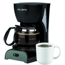 Mr. Coffee Simple Brew 4-Cup Coffee Maker, Black