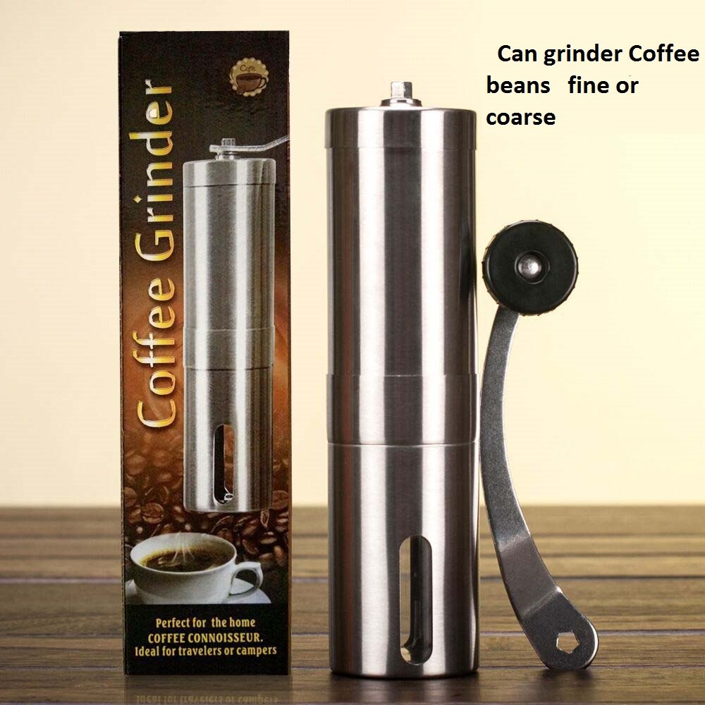Small Stainless Steel manual Convenient Coffee Grinders machine
