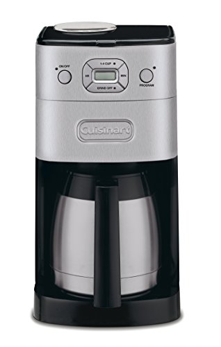 Cuisinart DGB-650BC Grind-and-Brew Thermal 10-Cup Automatic Coffeemaker, Brushed Metal