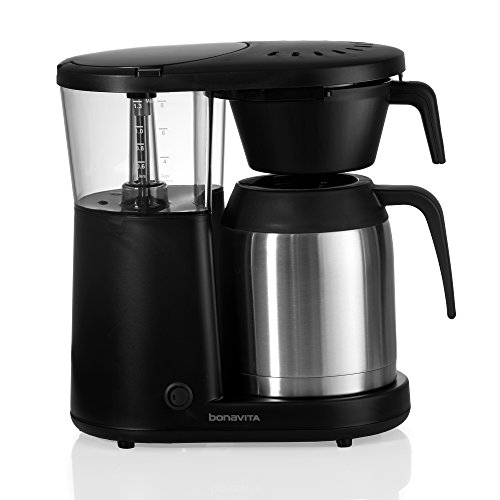 Bonavita 8-Cup One-Touch Coffee Maker Featuring Hanging Filter Basket and Thermal Carafe