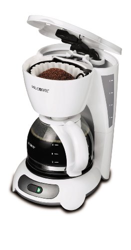 Mr. Coffee 4-Cup Switch Coffee Maker, White Offer 