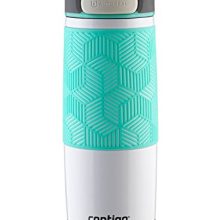 Contigo AUTOSEAL Transit Stainless Steel Travel Mug, 16 oz, Polar White with Grayed Jade