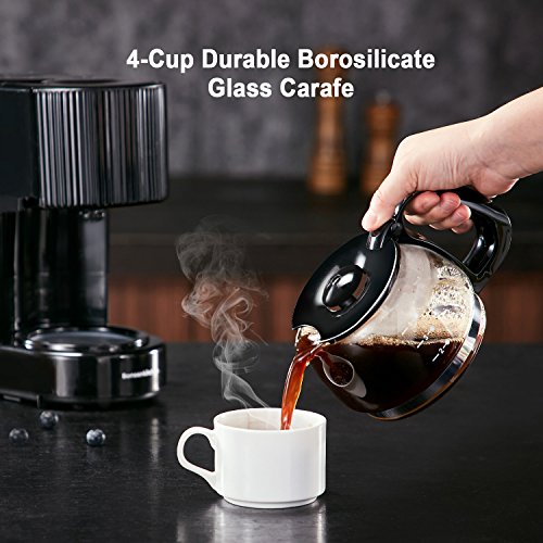 Bonsenkitchen 4-Cup One-Button Coffee Maker with Permanent Filter and  Anti-Drip System SALE Coffee Makers Shop - BuyMoreCoffee.com