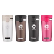 Hoshizora Coffee Mug with Easy-clean Lid Leak-proof