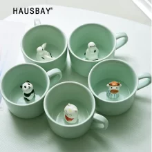 Creative Ceramic Cup coffee Mug 3D Milk Cup With Animal