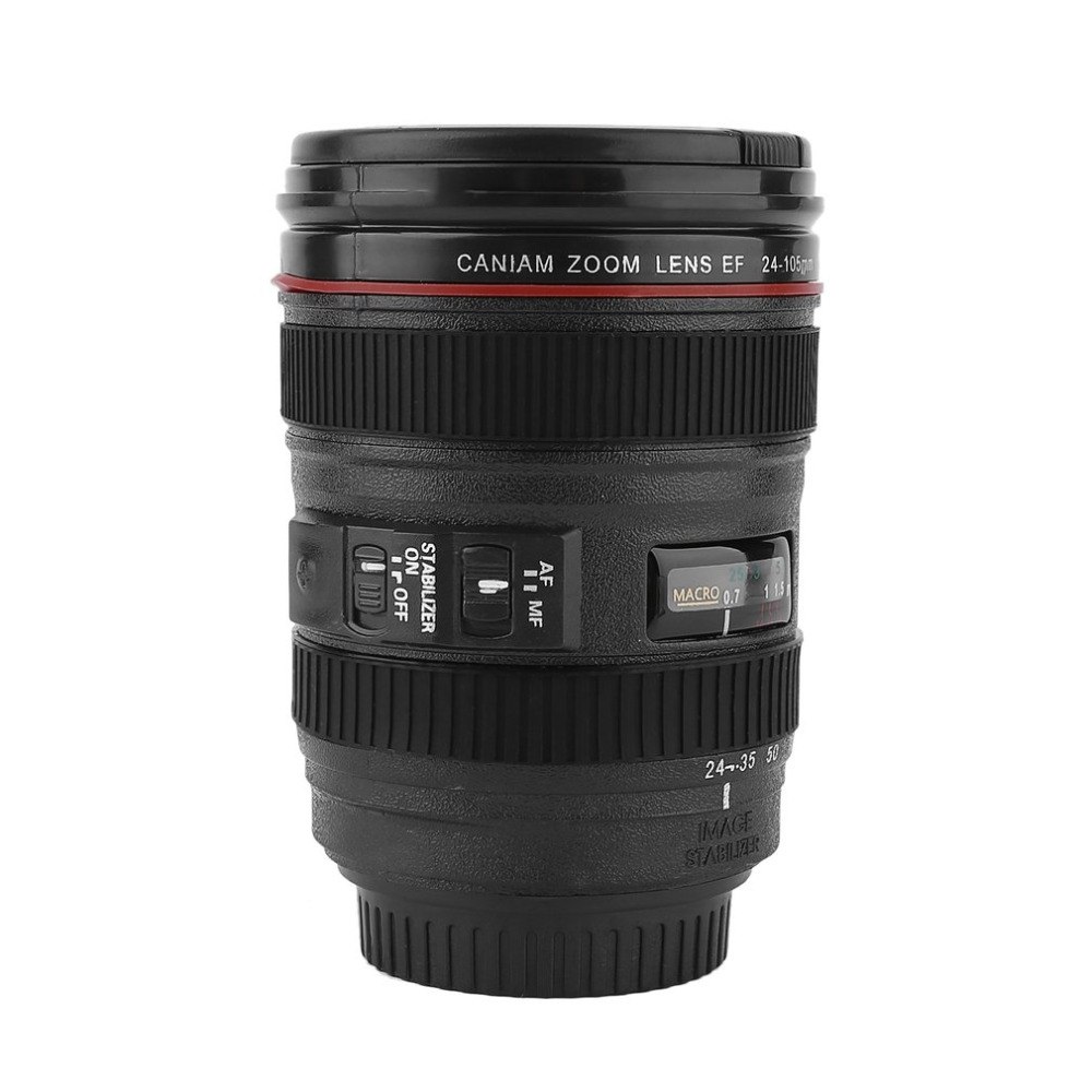 Durable DIY ABS Travel Coffee Mug Camera Lens