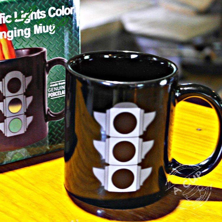 Creative Traffic Lights Color Change Coffee Mug