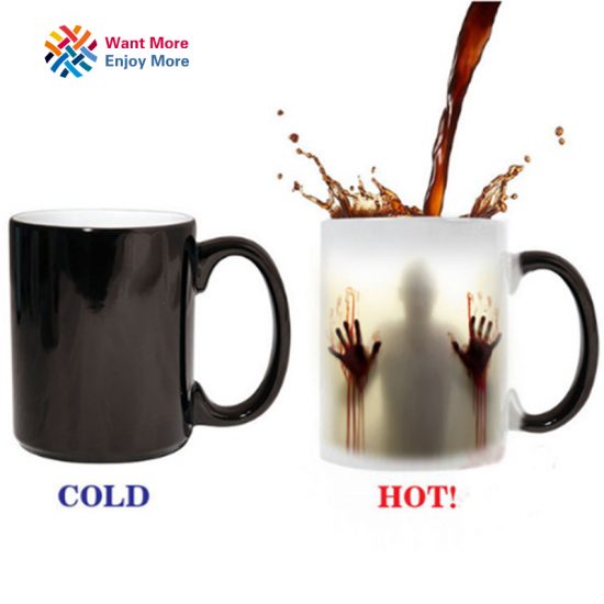 The walking dead Mug color changing Heat Sensitive