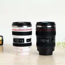 Camera Lens Shape Cup Coffee Tea Travel Mug