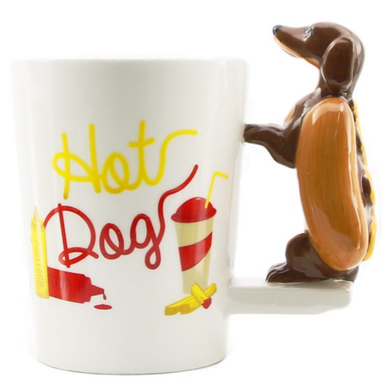 3D Dachshund Sausage Dog Mug Unique