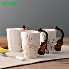 Personality Music Note Milk Juice Lemon Mug Coffee