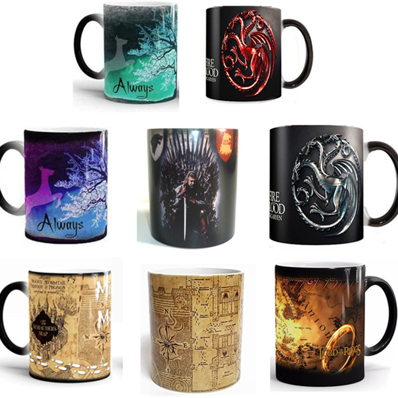 Game of thrones hot color change coffee mug