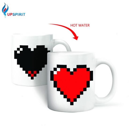 400ML Color Changing Ceramic Mug Heat Sensitive