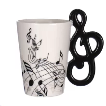 Music Note Creative Guitar Mug Coffee