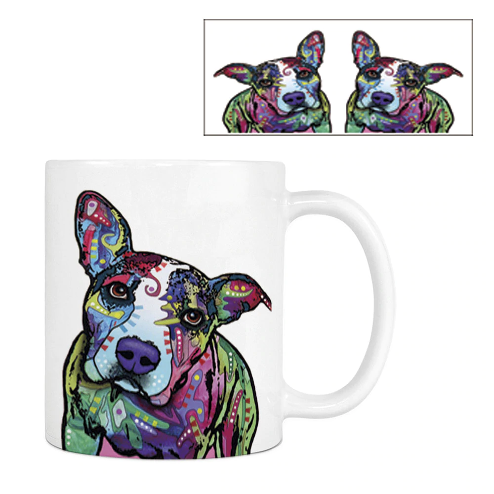 Fashion Pitbull Coffee Mug Funny Dog