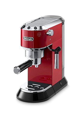 Delonghi 15-Bar Pump Espresso Machine, Red