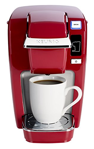 Keurig K15 Single Serve Compact K-Cup Pod Coffee Maker, Red
